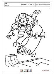 Kaykay boyama sayfaları